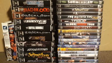 Wwe Dvds And Wwe Vcr Tapes For Sale In Franklin Ma Offerup
