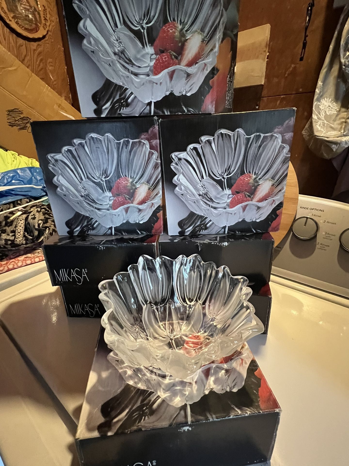 Vintage Mikasa, Tulip Pattern Desert Bowls