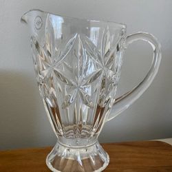 Lenox Pitcher Shooting Star Full Lead Crystal 40oz