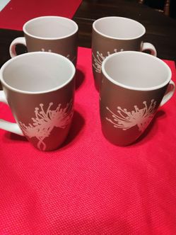 Set of 4 coffee cups