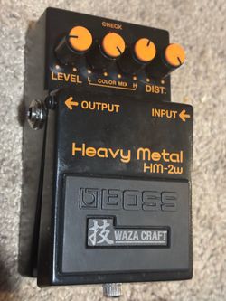 Boss heavy metal hm 2 pedal