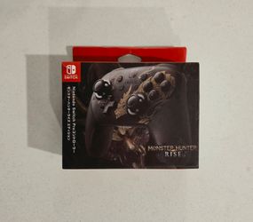 Nintendo Switch Pro Controller Monster Hunter Rise Edition