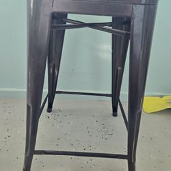 stools metal gray grey