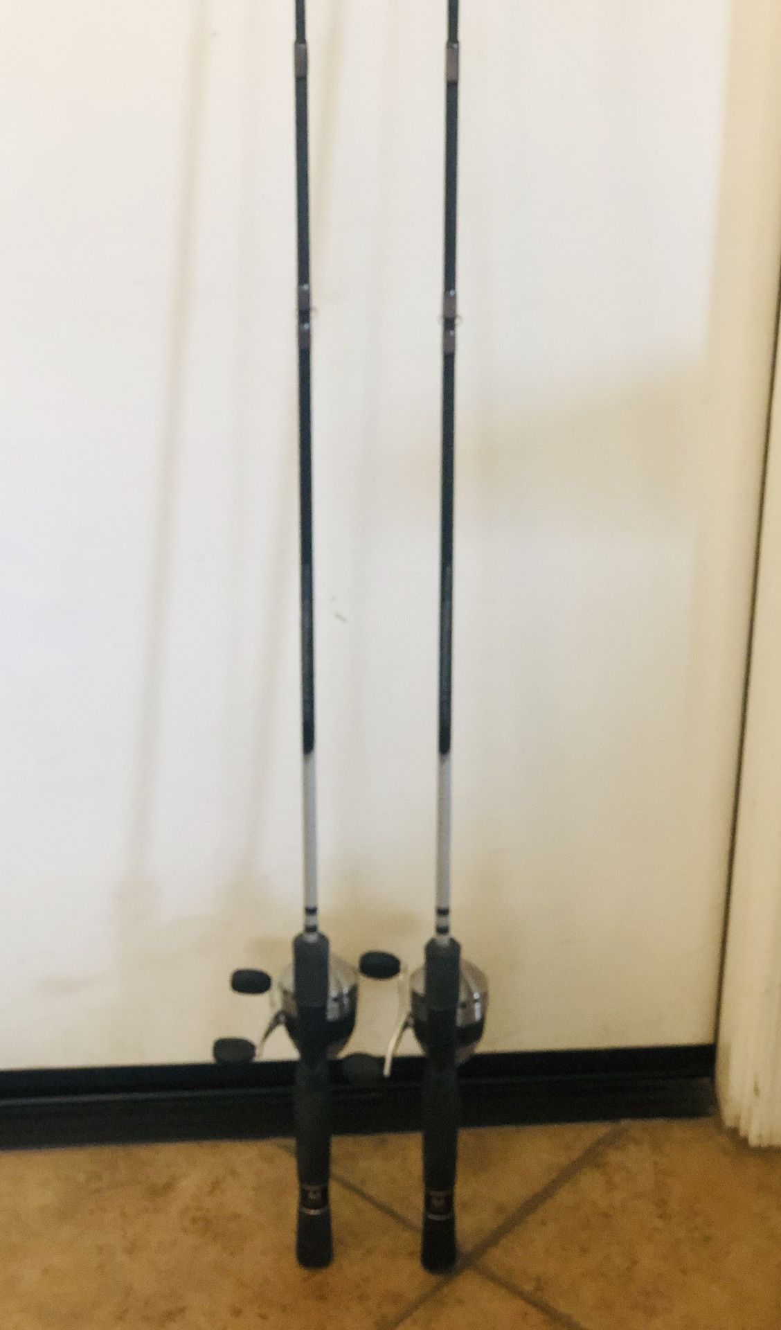 Two Zebco fishing rod and reels. Very gently used! Excellent condition. $15 each or $25 for both.