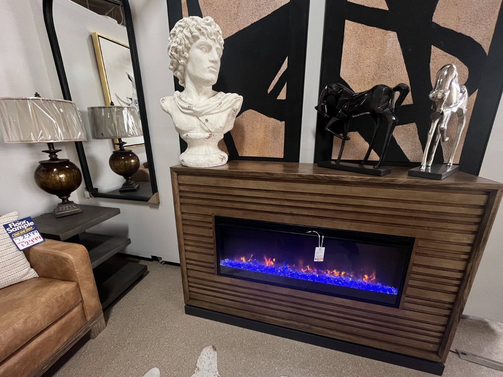 Sleek & Subtle: A Transitional Minimalist Fireplace Statement