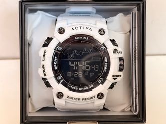 Activa Digital Sport Watch White
