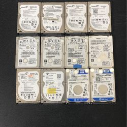 12 - 2.5” SATA HDD 500GB UltraThin $35ea