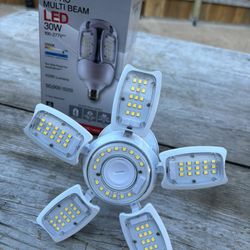 SATCO 30watt LED MULTI BEAM  LAMP 5000K Brand New 50.00 Firm  Pickup Only 