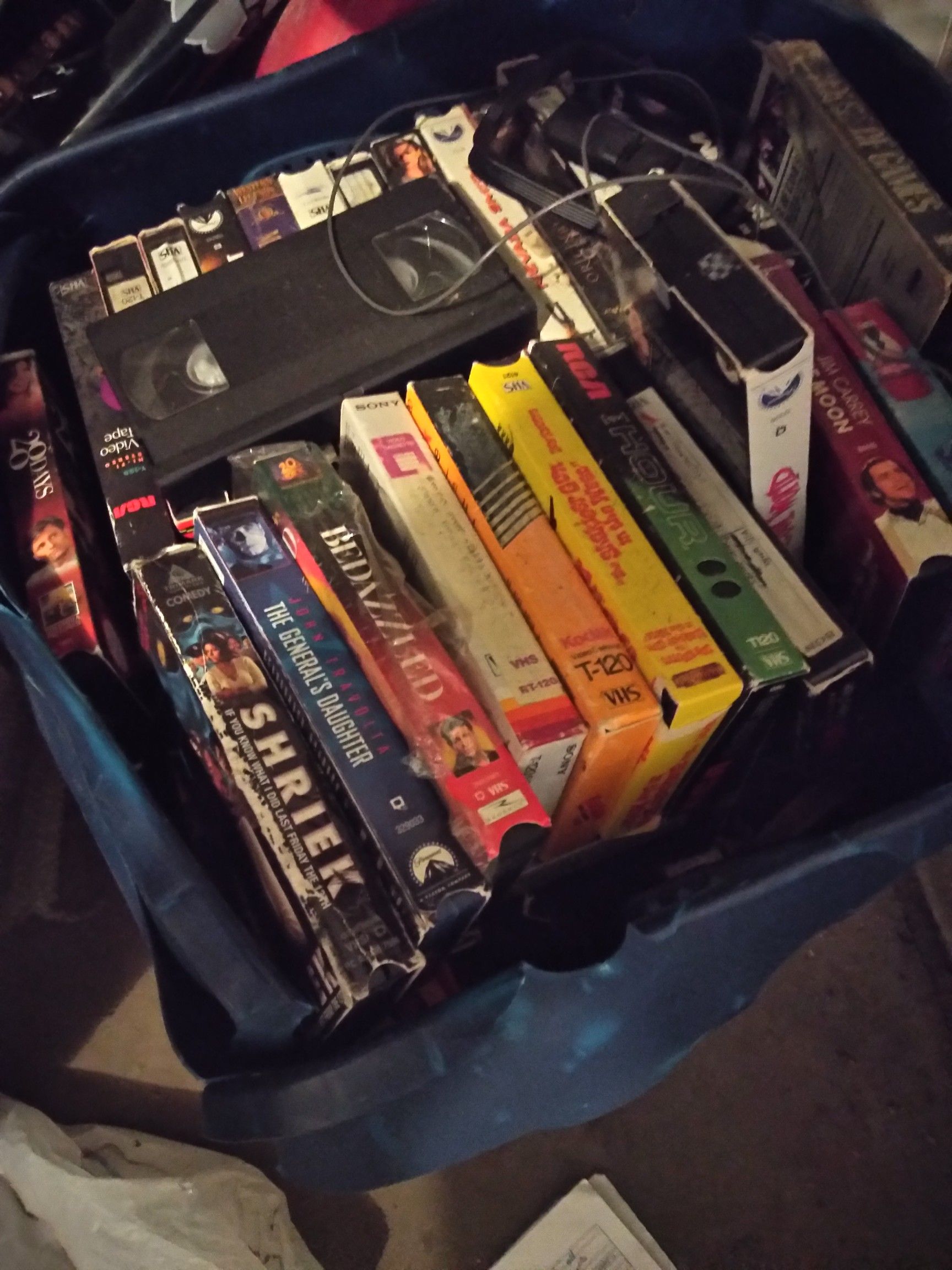 Box of vhs