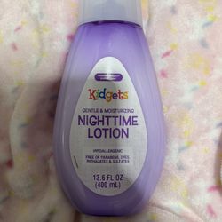 Kidgets Nighttime Lotion