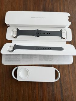 Apple Watch Sport Band 42mm 44mm Black S/M M/L SET strap Original