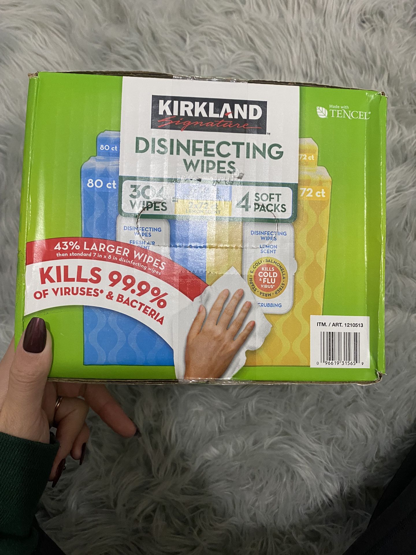 Kirkland Disinfecting Wipes 4 Soft Packets