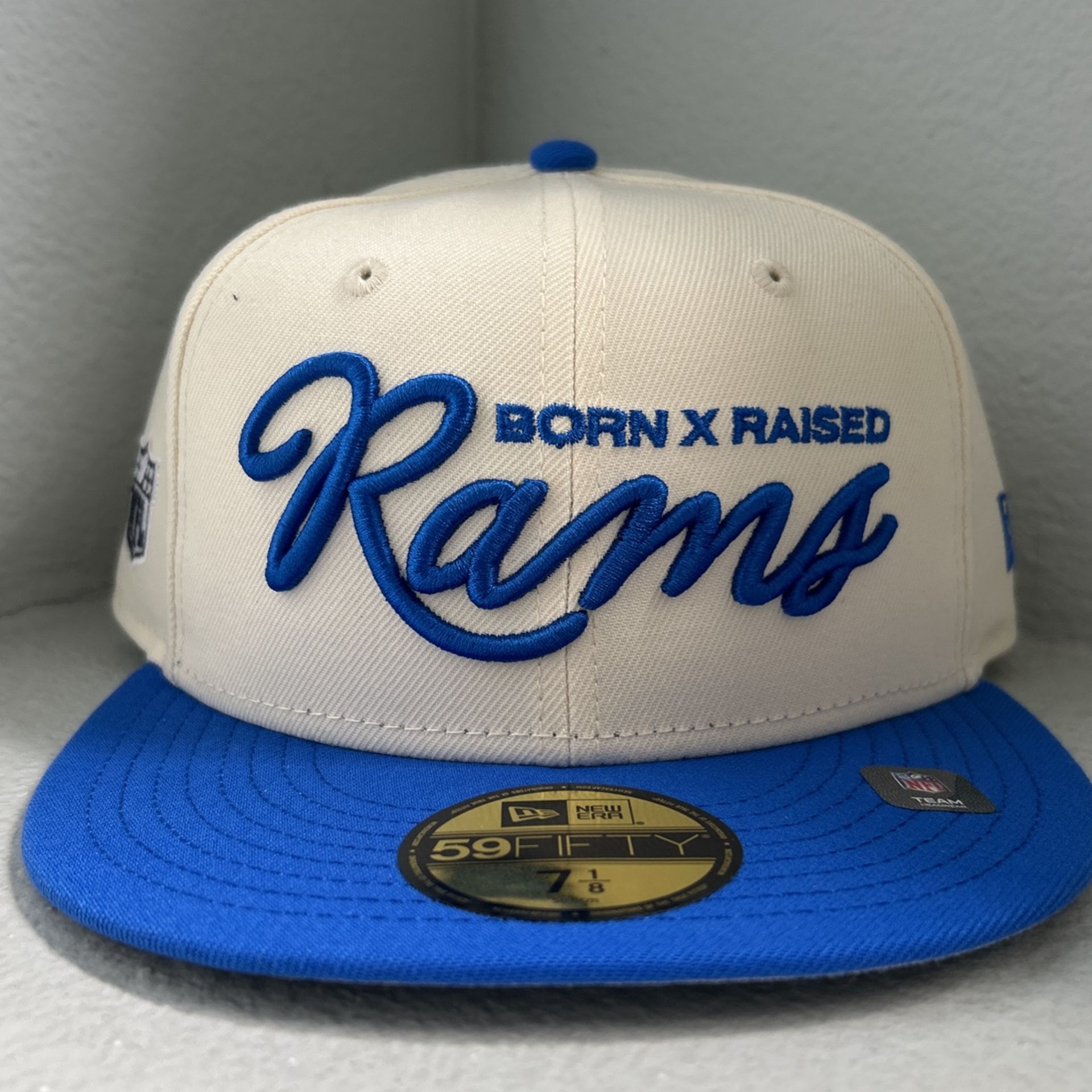 Los Angeles Rams BORN & RAISED Fitted Hat