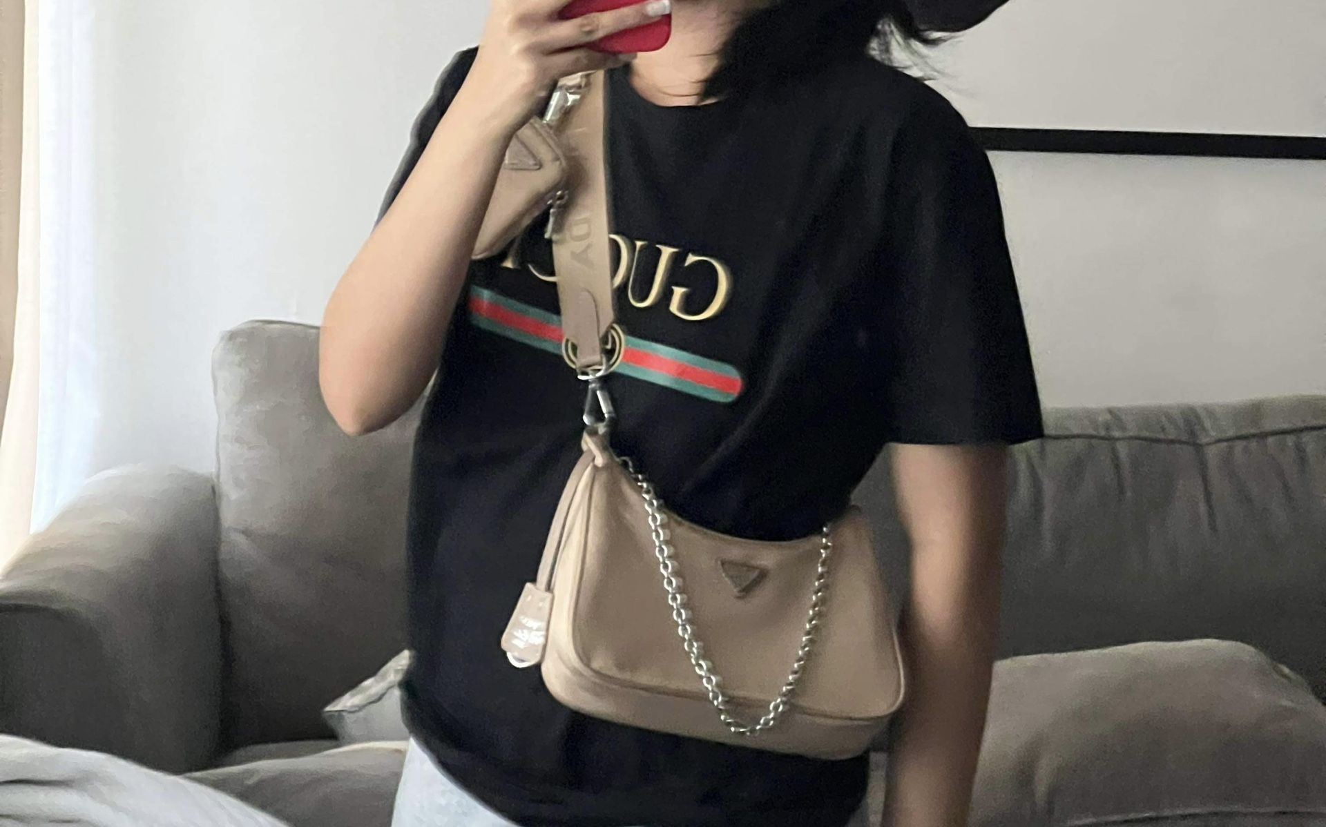 Authentic Prada Re-edition 2005 Two Way Bag