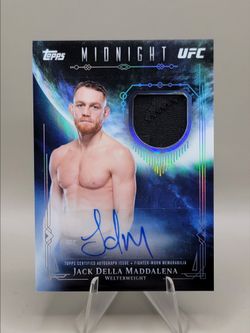 2026 Topps Midnight Jack Della Maddalena Patch Auto