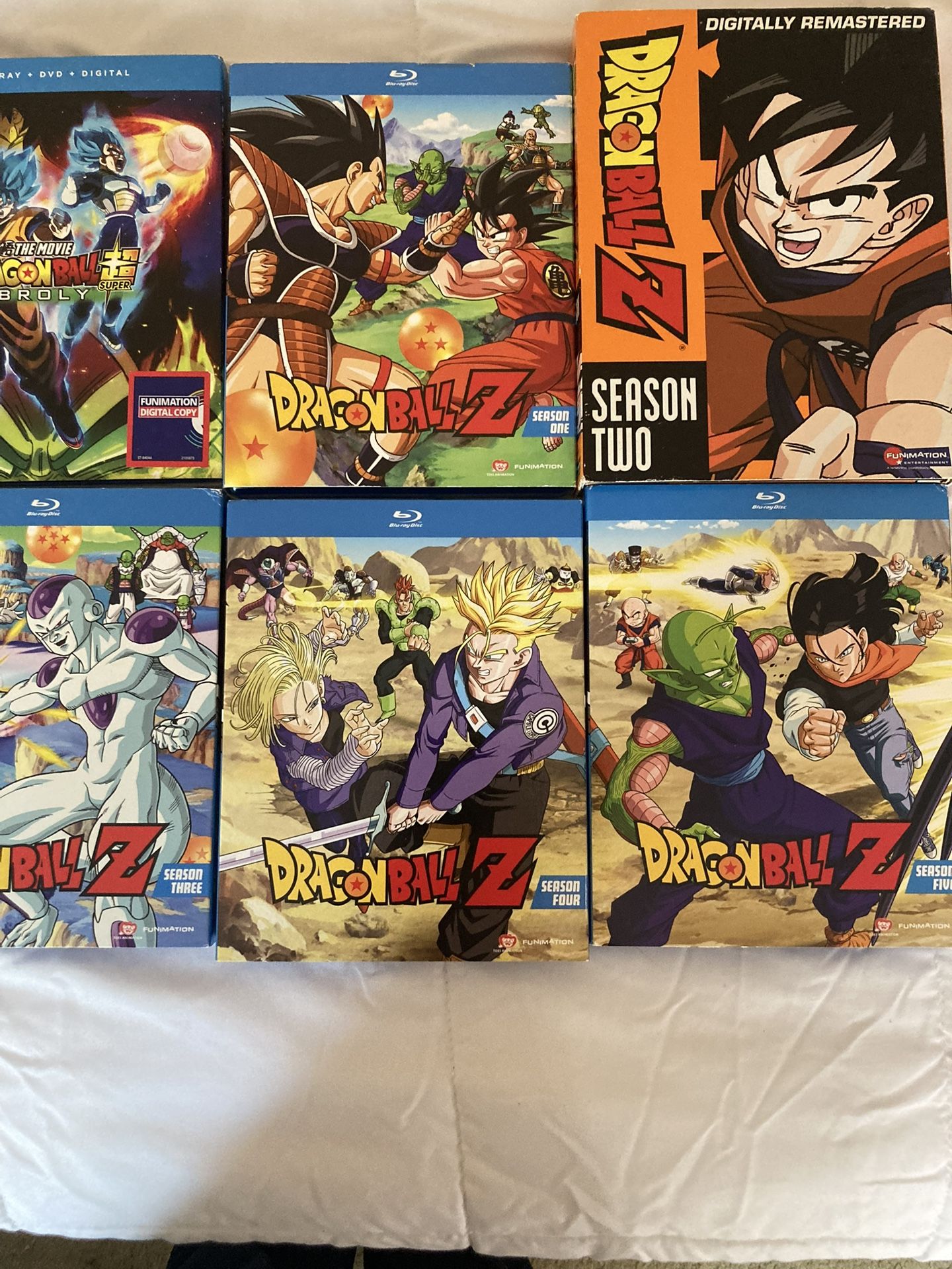 Dragon Ball Z Blu-ray Seasons 1-5 & Dragon Ball Super Brolly Blu-ray Movie 60.00