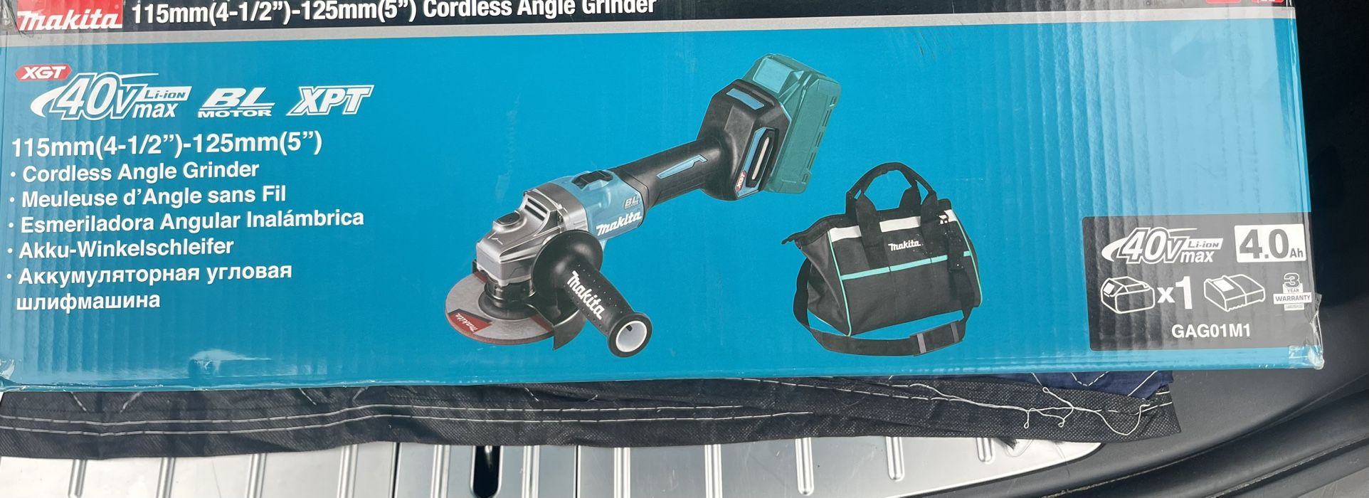 Makita GAG01M1 Cordless Angle Grinder