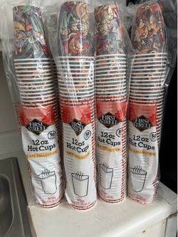 NIB 12 ounce coffee cups