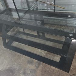 Glass TV Stand/ Shelf