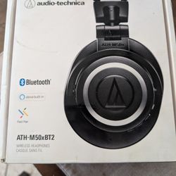 Black ATH-M50xBT2 Wire Less Headphones from Audio technicia 