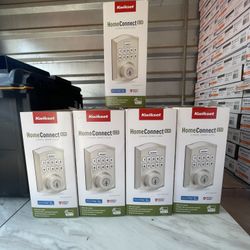 Kwikset HomeConnect 620 Traditional Satin Nickel Smart Keypad Electronic Deadbolt Lock