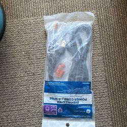 New Dishwasher Power Cord