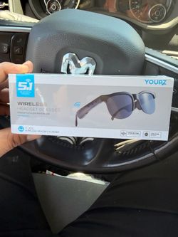 NEW Bluetooth Audio Sunglasses 🔊 YOURZ YJ01 - Music + Calls - Sealed