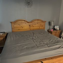 Free king bed frame