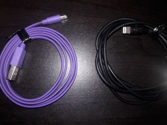 2 IPhone charging cords