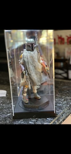 Sideshow Star Wars Boba Fett Mythos 1:6 Scale Figure Bounty Hunter With Light Up DISPLAY CASE 