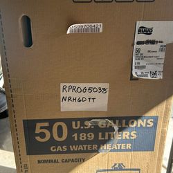 50 Gallon Gas Water Heater With Warranty Brand New 