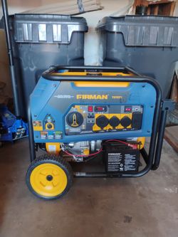 Brand new Firman 9400 watt duel fuel electric start.