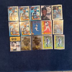 Ken Griffey Jr Rookie And Bo Jackson Card Lot