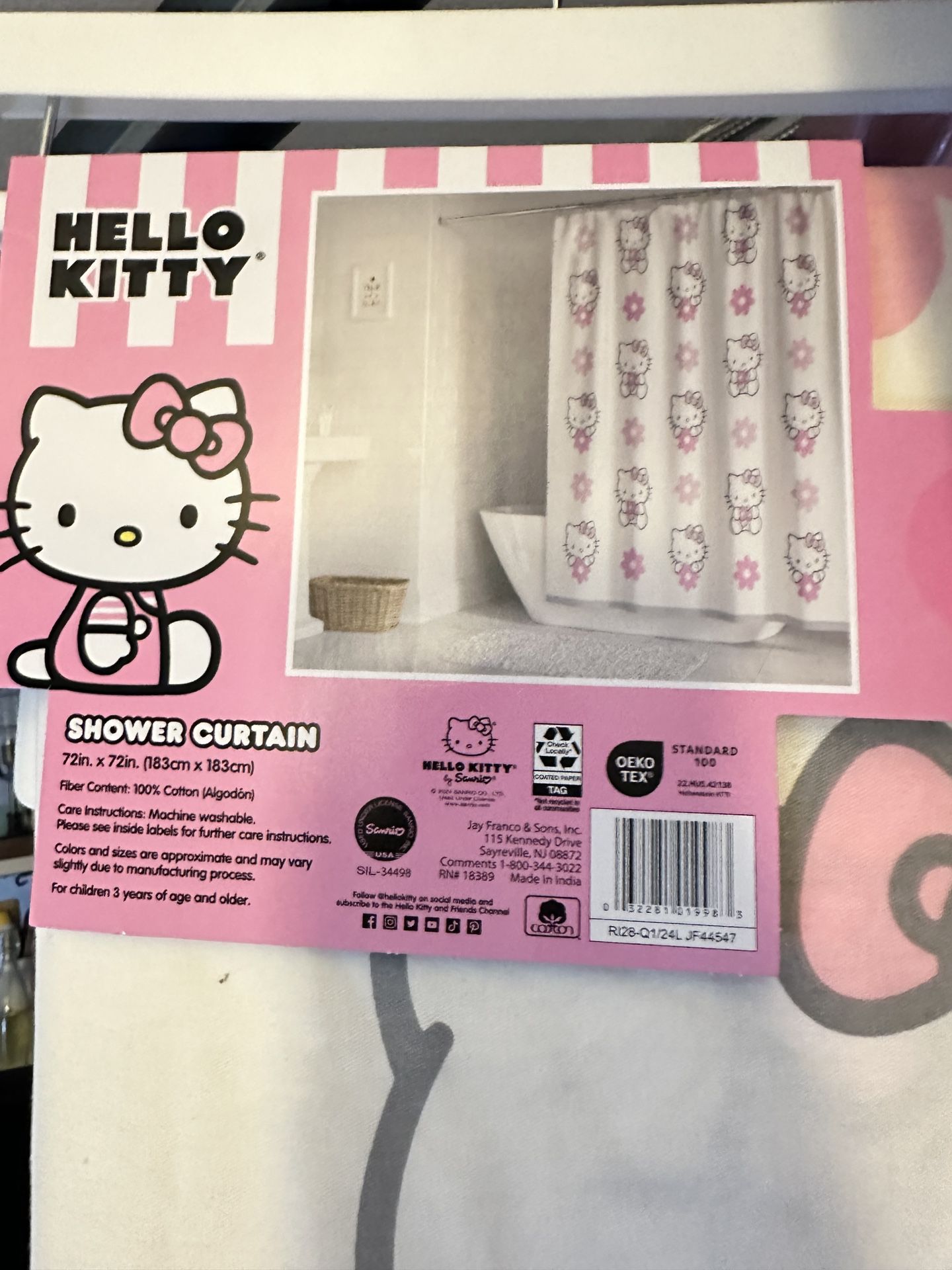 Hello Kitty All Pink Curtain 