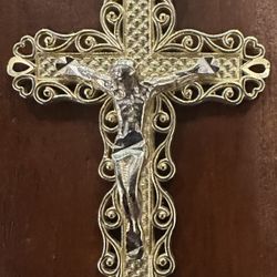 14kt Gold Italy Stamped 45 Grams Cross Chain