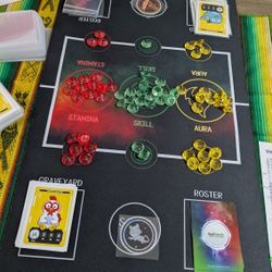 VeeFriends Series 2 TCG Starter Essentials Kit Bundle (Game Mat, Crystal Gems, "Sprint Score Token")