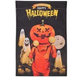 Halloween Flag Garden Outdoor Flag 12x18" – (Design: Pumpkin) - Halloween Decoration and Props
