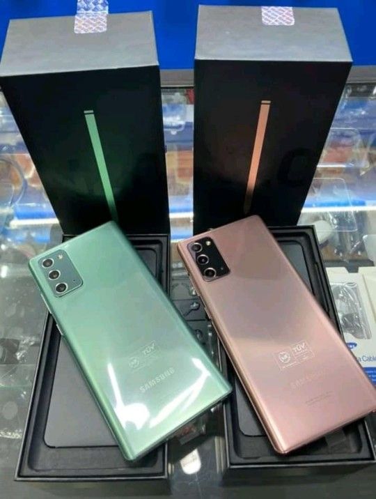 Samsung Galaxy Note 20 5G 128gb Unlocked, FREE Smartwach/ Headphones. Pay $1 Today Rest in payments. NO CREDIT NEEDED FINANCING