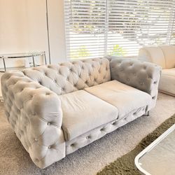 Sofa & Chair Set With (3) Matching Throw Pillows