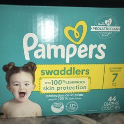 PAMPERS SWADDLERS SIZE 7 (44 COUNT)