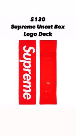 SUPREME UNCUT BOX LOGO DECK