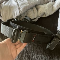 Duty Belt Safe life With Everything No Med pack No Holster 