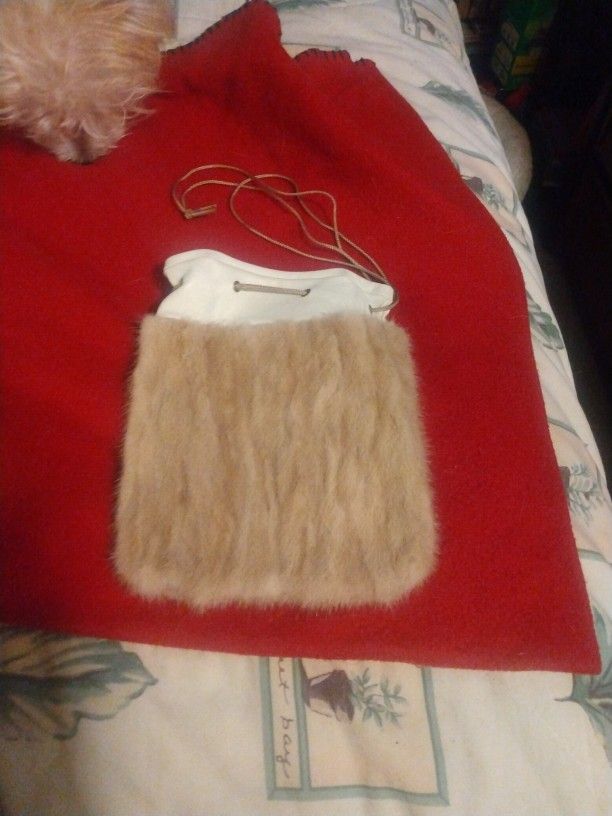 Handmade Mink Handbag