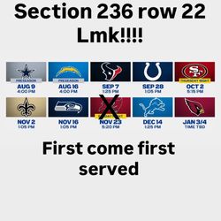 Rams Tickets For Sale… Prices Varies
