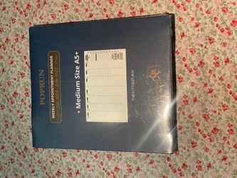 Poprun Weekly Appointment Planner Medium A5+