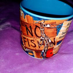 Mens Collectible "I believe Ill Go Fishing" Mug