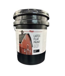 Majic Barn & Fence Paint 5 Gallon Flat Black Exterior Latex NEW Sealed, Fence Barn Gate, 8-8105-5