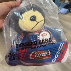 Canes Bobsled Plush Puppy
