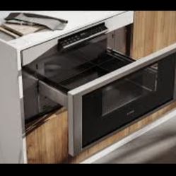 Bosch 800 Series 30 in. -.2 Cu Ft Built-In Drawer Microwave Stainless Steel
