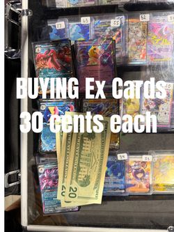 Pokemon Ex cards